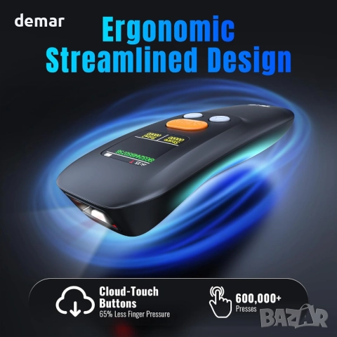 Мини безжичен скенер за баркодове Tera 1600, 1.4" екран, 1200 mAh, снимка 5 - Друга електроника - 52074035