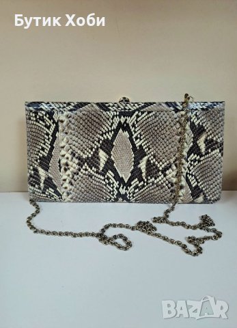  Чанта- клъч от питон