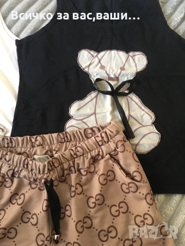 Два потника и къси панталонки-15лв, снимка 4 - Комплекти - 51819586