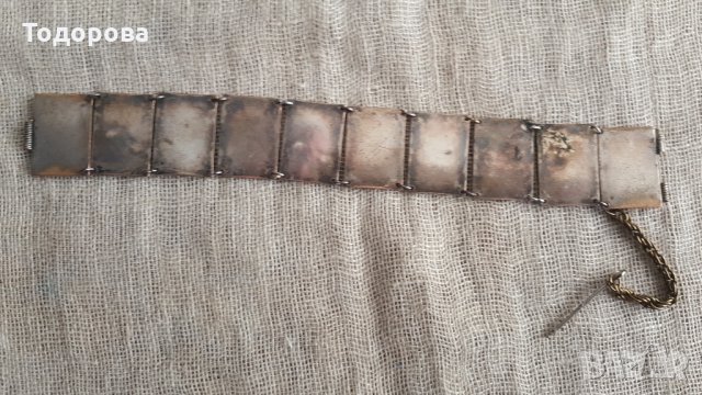 Стара масивна гривна, снимка 2 - Антикварни и старинни предмети - 28454838