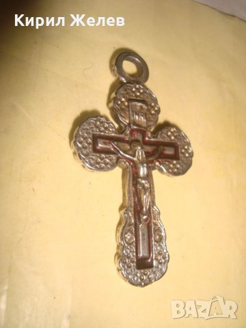 JERUSALEM СТАР ЙЕРУСАЛИМСКИ КРЪСТ РАЗПЯТИЕ ПОСРЕБРЕНА БЛАГОРОДНА ЕМАЙЛИРАНА СТОМАНА ЙЕРУСАЛИМ 18153, снимка 14 - Антикварни и старинни предмети - 34896214