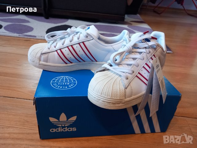 Детски маратонки Adidas superstar 35 1/2 номер., снимка 1 - Детски маратонки - 40383491