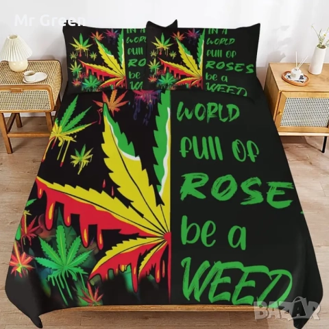 Комплект от три части, снимка 4 - Покривки за легло - 52372581