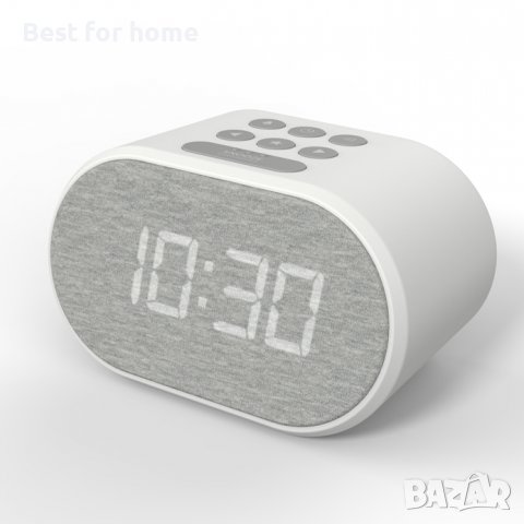 i-box Lite, Будилник с LED подсветка,USB зарядно устройство и FM радио,стенен контакт, снимка 4 - Друга електроника - 39454933