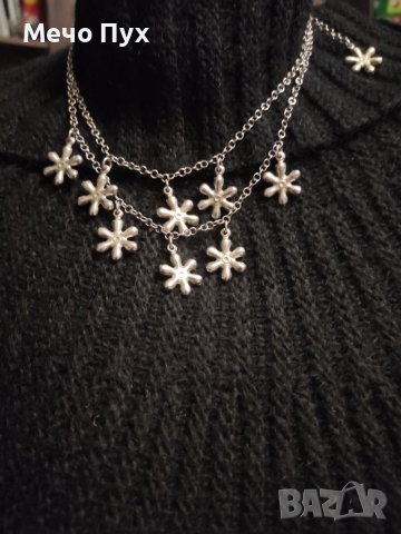 Сребърно колие (95), снимка 8 - Колиета, медальони, синджири - 39131160