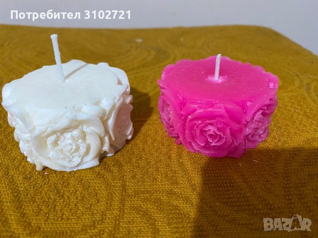 Ароматни свещи, снимка 5 - Ръчно изработени сувенири - 43779355