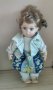 Стара кукла порцелан 30 см , снимка 1 - Антикварни и старинни предмети - 34679242