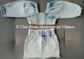 Дънков комплект(пола,блуза), снимка 1 - Детски комплекти - 43908432