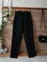 Черен панталон висока талия ZARA , снимка 5