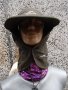 Продавам нова лека лятна бързосъхнеща шапка с голяма периферия и покривало за врата, снимка 1 - Шапки - 28033694