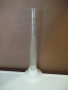 Мензура цилиндрична стъклена с поставка, снимка 1