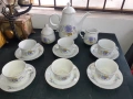 Невероятен сервиз за кафе български порцелан Дянко Стефанов, снимка 6
