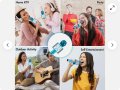 Безжичен Bluetooth караоке микрофон. Богата гама от възможности, снимка 10