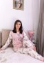 Дамска пухена пижама, снимка 1 - Пижами - 43016940