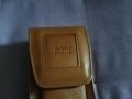 Марково калъвче Бонд ново истиствина кожа за колан за цигари -стават дълги и запалка-става зипо, снимка 2