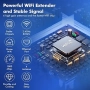 1800 Mbps двубандов WiFi 6 разширител, 2.4 GHz и 5.8 GHz, WPA3, режим на ретранслатор, снимка 3