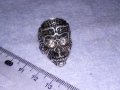 СРЕБЪРЕН НЕО ГОТИК АРТ ПИРАТСКИ ПРЪСТЕН ЛАКИРАНО СРЕБРО 925 с ЮВЕЛИРНО ФАСЕТИРАНИ ЦИРКОНИ 36160, снимка 17