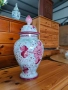 Уникална ръчно рисуван ваза с капак, снимка 2