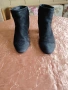 Дамски черни боти естествен велур /обърната кожа Geox 39 номер, снимка 2