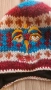 Нова вълнена шапка от Непал с очите на Буда, снимка 2