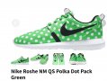маратонки  Nike Roshe NM QS Polka Dot Pack Green номер 43,5-44, снимка 3