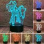 3D лампа My Little Pony с дистанционно и многоцветно осветление, снимка 1