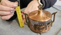 Антикварна медна захарница ГДР, снимка 3