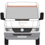 Панел над предно стъкло "Вътрешна Част" за Mercedes Sprinter , VW LT 1995 - 2006, снимка 1
