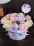 Луксозна кутия със сапунени рози, снимка 11