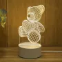 Холограмна 3D LED  нощни лампи , снимка 7