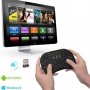 Безжична Мини клавиатура с тъчпад OEM Светеща Wireless WIFI  keyboard Li-ion Battery, снимка 3