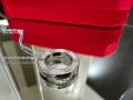 CARTIER Love White Gold Large Paved Diamonds Pendant Дамскo Колие, снимка 4
