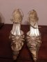 НОВИ  ! Дамски Сребристи обувки , снимка 1 - Дамски обувки на ток - 26302464