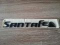 черен надпис Hyundai Santa fe стар фонт, снимка 4