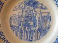 Порцеланова чиния за стена на Висше Военно Училище ВНВСУ "Ген Благой Иванов" 1973 г, снимка 2