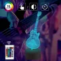 Холограмна 3D LED лампа Ел.Китара-дистанционно управление 16 цвята+други режими на управление , снимка 2