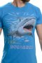Нова мъжка тениска с трансферен печат Акула, България, снимка 2