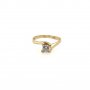 Златен дамски пръстен 2,32гр. размер:55 14кр. проба:585 модел:6426-1, снимка 1 - Пръстени - 38050907