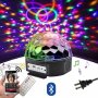 Блутут LED Light Magic Ball диско топка, снимка 1 - Други - 30630677