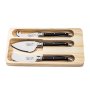 Комплект ножове за сирене Laguiole Style de Vie Premium Black, снимка 1 - Прибори за хранене, готвене и сервиране - 43778201