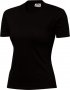 Дамска тениска с къс ръкав Slazenger, черна размер М