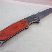 Нож полуавтоматичен сгъваем, снимка 7 - Ножове - 43687892