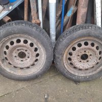 2бр зимни гуми с джанти за бмв, снимка 1 - Гуми и джанти - 34918116