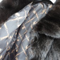 Дамско Качествено късо Палто от Визон, снимка 11 - Палта, манта - 43484696
