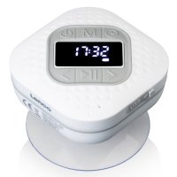 LENCO BAR-013WH - Водоустойчиво FM радио за баня и кухня с Bluetooth кухненско радио , снимка 3 - Bluetooth тонколони - 43959559