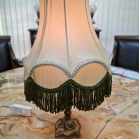 Страхотна много красива антикварна холандска нощна лампа , снимка 3 - Настолни лампи - 43582115