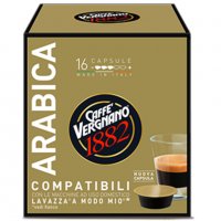 Caffe Vergnano 1882 Arabica, Lavazza A Modo Mio съвместими кафе капсули, 16бр, снимка 1 - Домашни напитки - 37656091