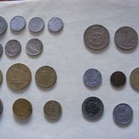 Разни монети български и чужди, снимка 1 - Нумизматика и бонистика - 36280926