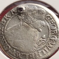 Сребърна монета 1/4 талер 1624г. Георг Вилхелм Кьониксберг Източна Прусия 14959, снимка 2 - Нумизматика и бонистика - 43001017
