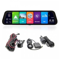 Видеорегистратор Android 8 с огледало монитор,4G, GPS и камера за паркиране, снимка 2 - Аксесоари и консумативи - 33605326